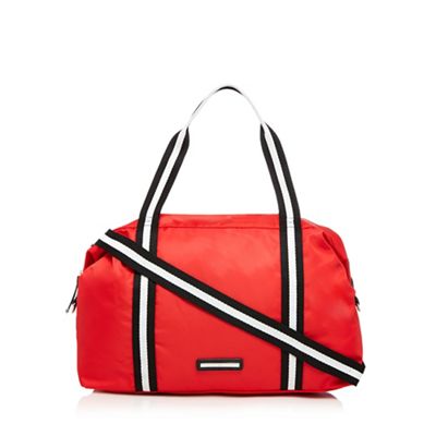 Red large holdall bag